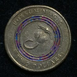 Australia 2 Dollars 2017- Elizabeth II 4th Portrait - Possum Magic - Vegemite Hush Commemorative Rare Colour Coin #M-26