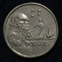 Alternative view of Australia 2 Dollars 2016 - Elizabeth II 4th Portrait - 50th Anniversary of Decimal Currency Commemorative Rare Coin #M-28