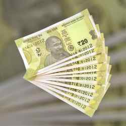 Alternative view of RS 20 INDIA BANK NOTE SEMI FANCY 10 NOTE SAME NUMBER SETS 012012 UNIQUE AND RARE