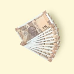 RS 10/- INDIA BANK NOTE 10 NOTE SAME NUMBER SET 058058 GEM UNC