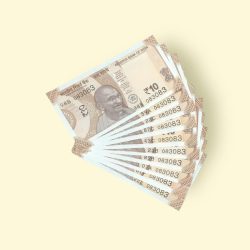 RS 10/- INDIA BANK NOTE 10 NOTE SAME NUMBER SET 083083 GEM UNC