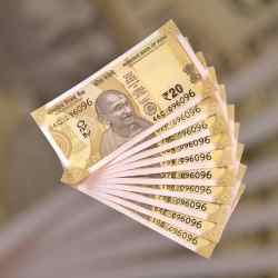 RS 20 INDIA BANK NOTE SEMI FANCY 10 NOTE SAME NUMBER SETS 096096 UNIQUE AND RARE