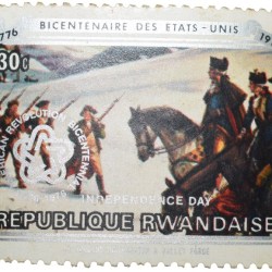 Postal Stamp of Rwandaise Country - 30 Cents Independence Day Issue Mint Un-Used Condition as per Image.