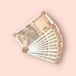 RS 10/- INDIA BANK NOTE SEMI FANCY 10 NOTE SAME NUMBER SET 155155 UNIQUE AND RARE