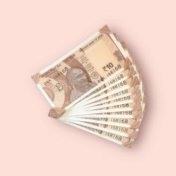 RS 10/- INDIA BANK NOTE SEMI FANCY 10 NOTE SAME NUMBER SET 168168 UNIQUE AND RARE