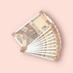 RS 10/- INDIA BANK NOTE SEMI FANCY 10 NOTE SAME NUMBER SET 172172 UNIQUE AND RARE