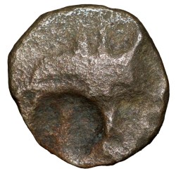 Copper-Alloy Coin of Bhimavarman(3rd Cen. AD) of Magh Dynasty of Kausambhi Bull/Tree