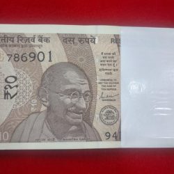 RARE 10 RUPEE PACKET STARTING 786 GEM UNC CONDITION SERIAL NO. 786901