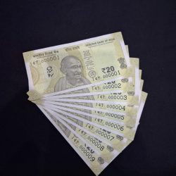20 RUPEE 9 NOTE SET FANCY NUMBER ALL ZERO 1 TO ALL ZERO 9