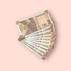 RS 10/- INDIA BANK NOTE SEMI FANCY 10 NOTE SAME NUMBER SET 225225 UNIQUE AND RARE