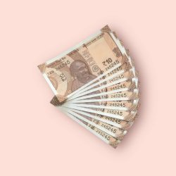 RS 10/- INDIA BANK NOTE SEMI FANCY 10 NOTE SAME NUMBER SET 245245 UNIQUE AND RARE