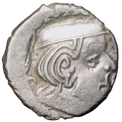 Silver Drachma Coin of Visvasimha (AD 275-82) of Western Kshatrapas Beautiful Grade