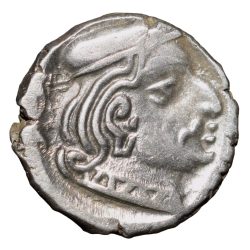 Silver Drachma Coin of Bhatradaman(AD 282-95) of Western Kshatrapas Beautiful Grade