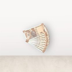 RS 10/- INDIA BANK NOTE SEMI FANCY 10 NOTE SAME NUMBER SET 314314 UNIQUE AND RARE