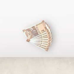 RS 10/- INDIA BANK NOTE SEMI FANCY 10 NOTE SAME NUMBER SET 322322 UNIQUE AND RARE