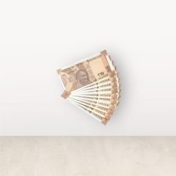 RS 10/- INDIA BANK NOTE SEMI FANCY 10 NOTE SAME NUMBER SET 349349 UNIQUE AND RARE