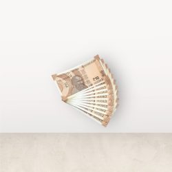 RS 10/- INDIA BANK NOTE SEMI FANCY 10 NOTE SAME NUMBER SET 363363 UNIQUE AND RARE