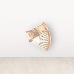 RS 10/- INDIA BANK NOTE SEMI FANCY 10 NOTE SAME NUMBER SET 393393 UNIQUE AND RARE