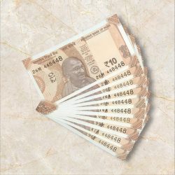 Rs 10 India Banknote Double Repeater Semi Solid Set 448448 Gem Unc Unique and Rare