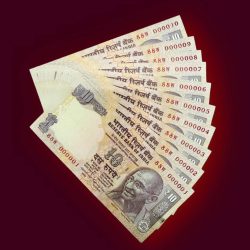 Rs 10 India Banknote Extreme Rare Issue 88W 000001 TO 10 B Inset 2016 Raghuram Rajan Unique and Rare