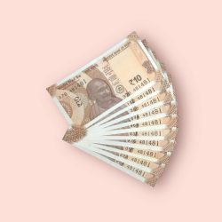 RS 10/- INDIA BANK NOTE SEMI FANCY 10 NOTE SAME NUMBER SET 481481 UNIQUE AND RARE