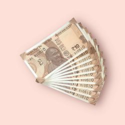 R 10 India Banknote Semi Fancy 10 Note Set Number 510510 Gem Unc Unique and Rare