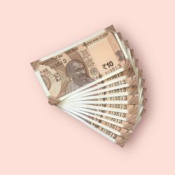 RS 10/- INDIA BANK NOTE SEMI FANCY 10 NOTE SAME NUMBER SET 513513 UNIQUE AND RARE