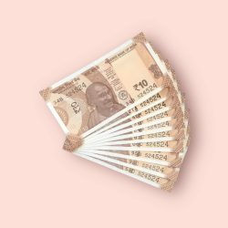 Rs 10 India Banknote Double Repeater Semi Solid Set 524524 Gem Unc Unique and Rare