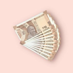 RS 10/- INDIA BANK NOTE SEMI FANCY 10 NOTE SAME NUMBER SET 529529 UNIQUE AND RARE