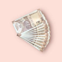 RS 10/- INDIA BANK NOTE SEMI FANCY 10 NOTE SAME NUMBER SET 537537 UNIQUE AND RARE