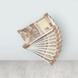 RS 10/- INDIA BANK NOTE SEMI FANCY 10 NOTE SAME NUMBER SET 723723 UNIQUE AND RARE