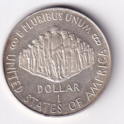 United States 1 Dollar 1987 Constitution Commemorative issue rare Silver Coin (Weight 26.73 g) #4444