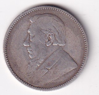 South Africa (pre-Union) › 1 Shilling 1895 Zuid Afrikaansche Republiek rare silver normally edge damage coin as pr image # M-104