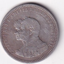 Portugal 500 Reis 1898- Charles I Discovery of India Commemorative issue Silver (Weight 12.5 g) rare coin # M-110