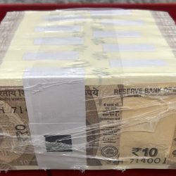 Rare 10 Rupee RIM Total 10 Bundle New Fresh 1000 Notes RIB Sealed Packed RIM at Lowest Price