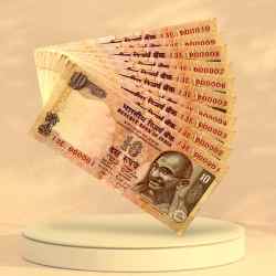 RS 10 India Banknote Rare Issue Low Serial 000001 To 000010 Signed By BIMAL JALAN Inset M Unique and Rare