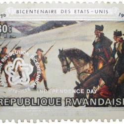 Postal Stamp of Rwandaise Country - 30 Cents Independence Day Issue Mint Un-Used Condition as per Image.