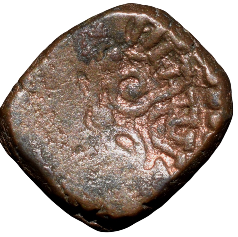 Copper Drachma of Kumar Gupta I(AD 414-455) of Gupta Dynasty 'Garuda' Type - Image 2