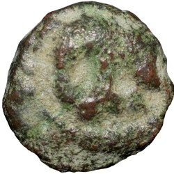 Lead Drachma of Chudasama Dynasty( c. 10th Cen. AD) Elephant left Type