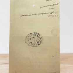 Alternative view of India Government Bikaner 6 Anna Stamp Paper Rajasthan Vintage Issue Very UNIQUE And Rare