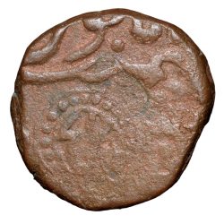 Alternative view of Copper Coin of Ratlam State 'Raej' Issue(18th Cen. AD) Anonymous Type