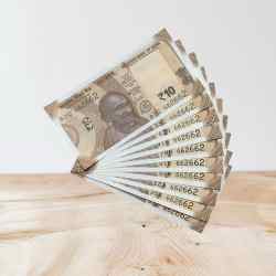 RS 10/- INDIA BANK NOTE SEMI FANCY 10 NOTE SAME NUMBER SET 662662 UNIQUE AND RARE