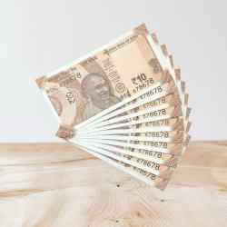 Rs 10/- India Bank Note Semi Fancy 10 Note Same Number Set 678678 Unique and Rare