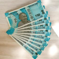 Rs 50 India Bank Notes semi fancy 10 notes 111108 TO 999108 UNC UNIQUE AND RARE
