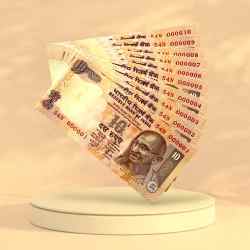 RS 10 India Banknote Rare Issue Low Serial 000001 To 000010 Signed By Y V Reddy Inset A Year 2008 Unique and Rare