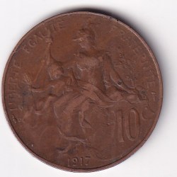 France 10 Centimes 1901 RARE LOWEST PRICE COIN #M-140