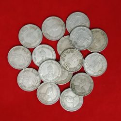 Five Rs Scare Coin Cooper Nickel Mahatma Basaveshwara 16 Pcs Given