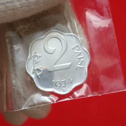 Two Paise Proof Coin Set Coin 1974 B Mint Mark Gem Ultra Bunc Condition Coin