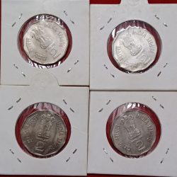 Alternative view of Two Rs Scare Coin Sri Aurobindo Ji All Life is Yoga 1998 Bombay Mint Unc Coin