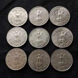 Alternative view of 1969 MAHATMA GANDHI Collection 1/2 RUPEE EXCELLENT CONDITION AS IMAGE .
